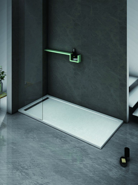 Экран плоский для поддона Cezares из искусственного мрамора 1600x800x100, TRAY-AS-AH-160/80-100-SCR