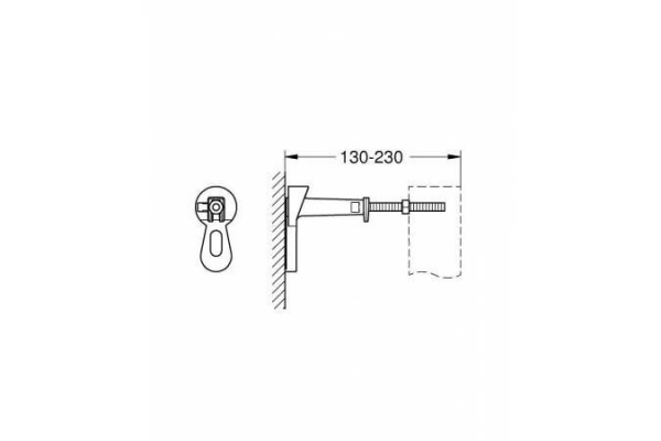 Крепление для инсталляций Grohe Rapid SL, 3855800M