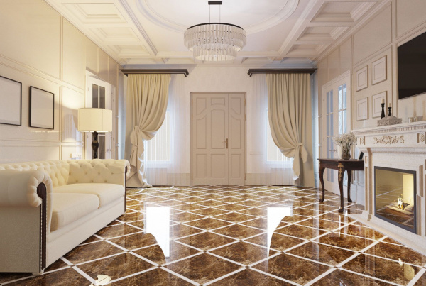 Керамическая плитка напольная Eurotile Ceramica KAMILA DARK 49,5х49,5, 821 KMU2BR