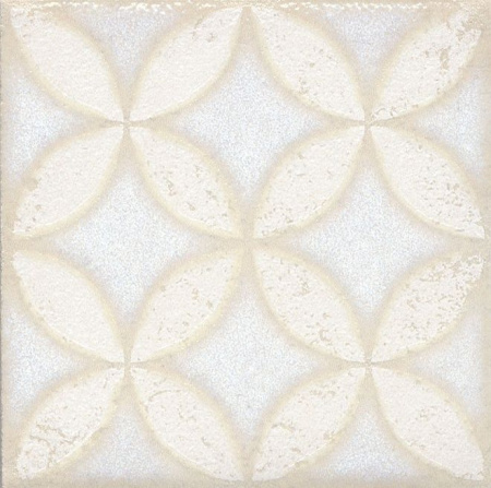 Вставка Kerama Marazzi Амальфи орнамент белый 9,9х9,9 STG\B401\1266