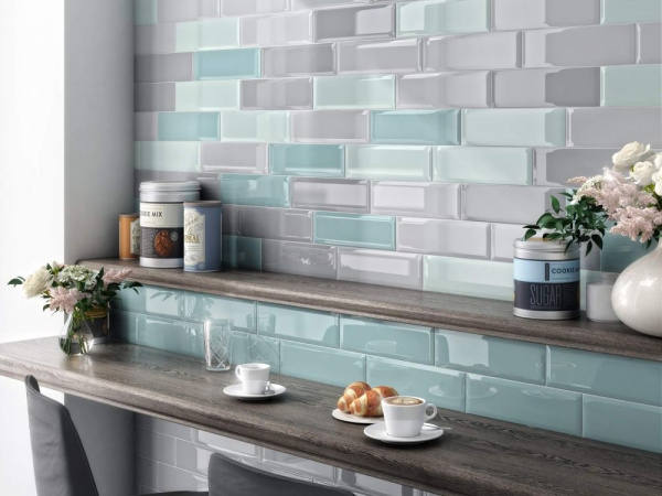 Плитка настенная Kerama Marazzi Аккорд зелёный грань 8,5х28,5 9012