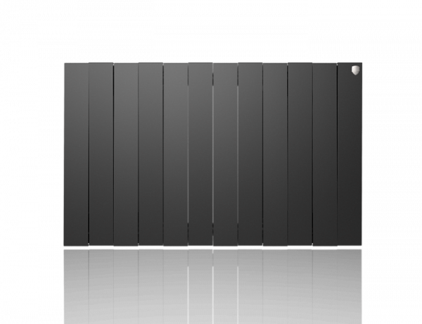 Радиатор биметаллический Royal Thermo PianoForte 500 new/Noir Sable - 12 секций, черный графитовый,