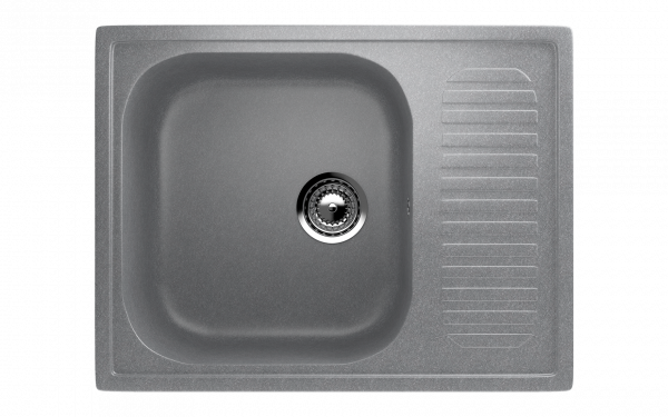 Мойка для кухни EcoStone ES-18, 640x490мм, реверсивная (Мойка для кухни EcoStone ES-18-342, 640x490мм, реверсивная, графитовый)