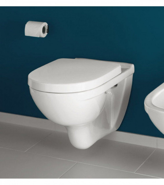 Унитаз подвесной Villeroy&Boch O.Novo с крышкой микролифт, 5660HR01