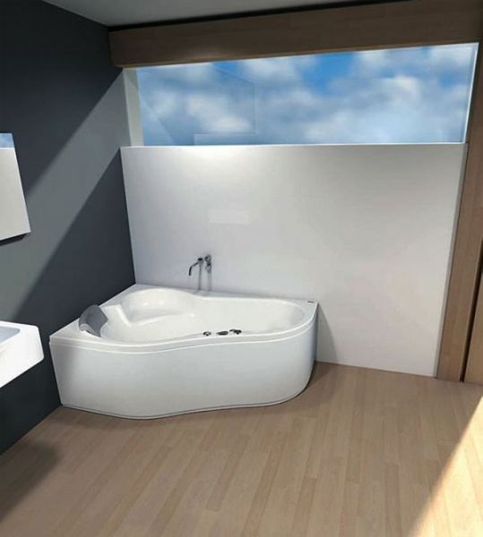 Ванна акриловая Santek Ибица XL 160*100, левосторонняя, 1WH112036
