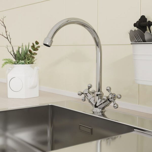 Смеситель для кухни Milardo Duplex, DUPSB0JM05