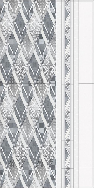 Плитка настенная Kerama Marazzi Руаяль 30х89,5 белый блестящий 13000R