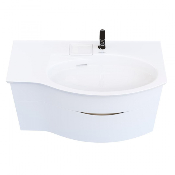 Тумба Kerama Marazzi Riva/Рива 100 см правая, белая матовая, RV.100Rh\WHT.M