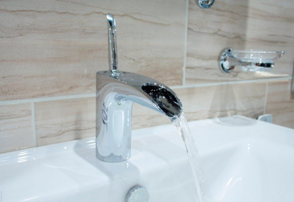 Смеситель для раковины Vitra T4 с каскадным изливом, хром, A42475EXP
