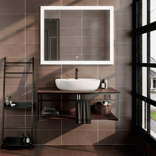 Тумба напольная Kerama Marazzi PLAZA Next подвесная 80 черный матовый, PL.N.80.02\BLK.M
