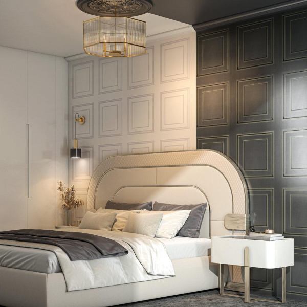 Обои виниловые Kerama Marazzi Буазери мотив, белый, KM6701