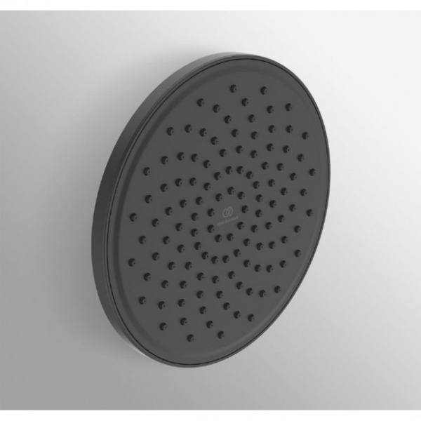 Лейка для верхнего душа Ideal Standard IdealRain, 200 мм, круглая, черный, BD140XG