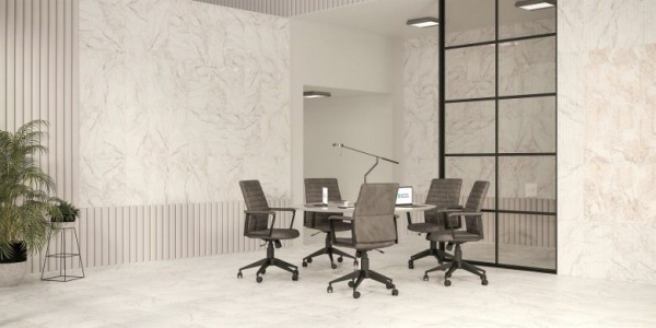 Декор БерезаКерамика Briere Flower 1 30*60, белый