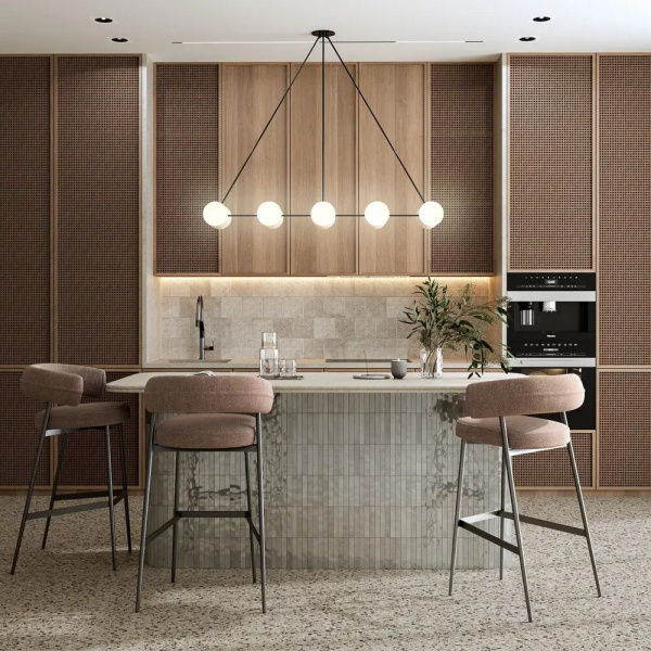 Декор Kerama Marazzi Фес серый глянц 15x157, KMD3STA006BN