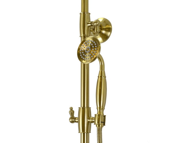 Душевой комплект с изливом Bronze De Luxe TIFFANY (1919BR)