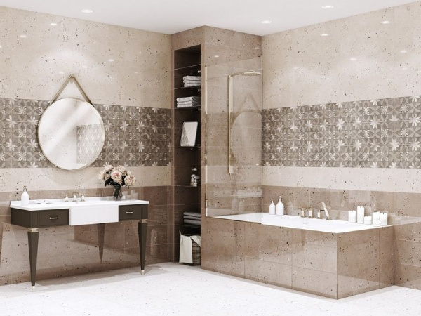 Керамическая плитка напольная Eletto Ceramica TERRAZZO MOCCA 42х42 1с, 507573001