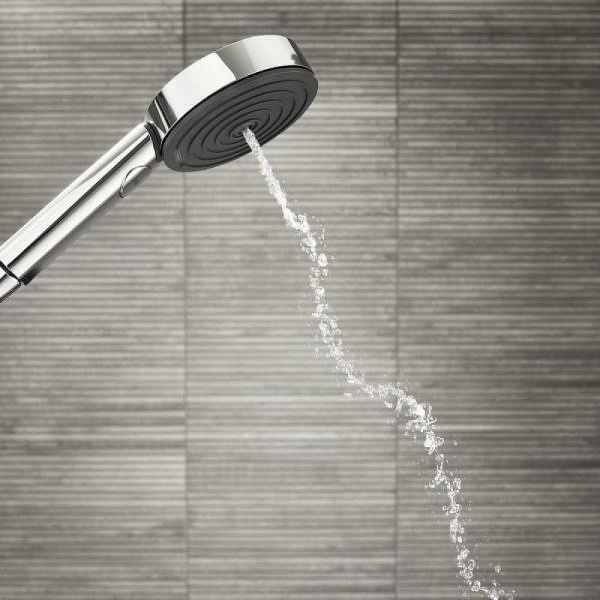 Душевая лейка Hansgrohe Pulsify Select 105 3jet Activation, черный матовый, 24100670