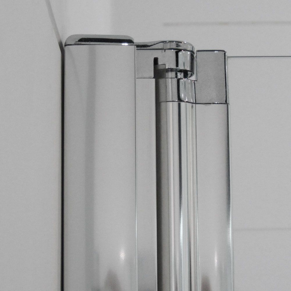 Душевая кабина Cezares Elena 80*100*195 см, прозрачное стекло, хромированный профиль, ELENA-W-ASH-1-