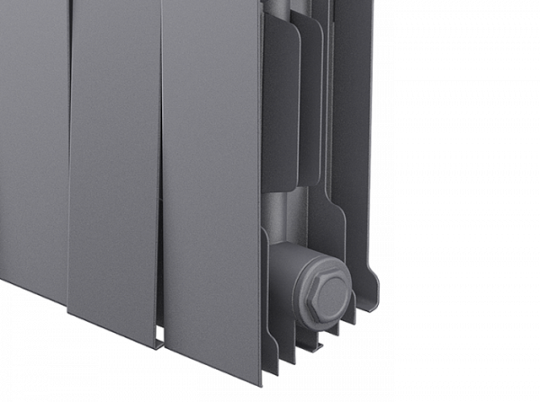 Радиатор биметаллический Royal Thermo PianoForte 200 /Silver Satin - 20 секций, серебристый, RTPSS20