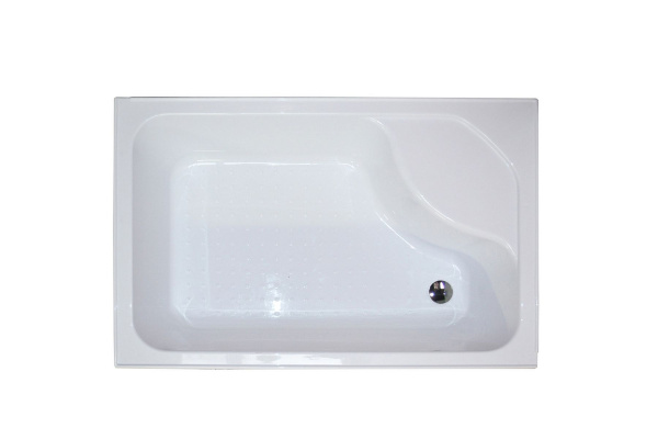 Душевая кабина Royal Bath 100х80х200, прозрачное стекло, белый профиль,  правый, RB 8100ВP-T-R