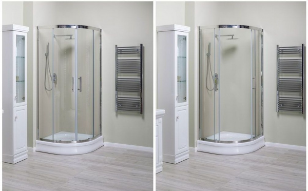 Душевая кабина Aquanet Delta NPE2142 100x100, R550, прозрачное стекло