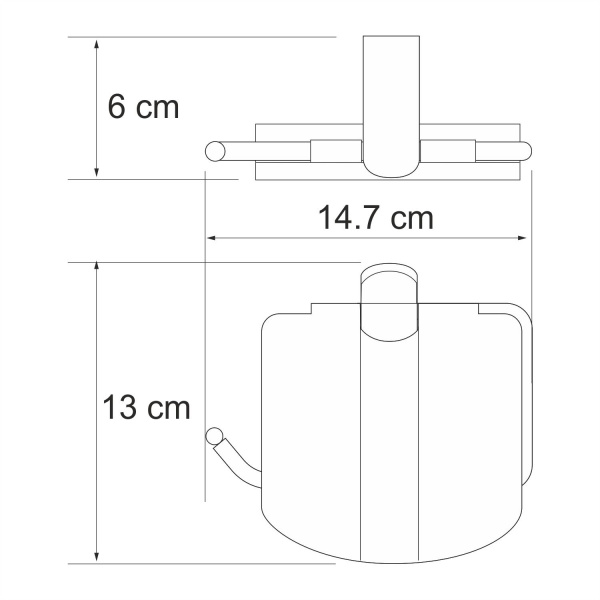 Держатель туалетной бумаги WasserKRAFT Berkel K-6800, K-6825