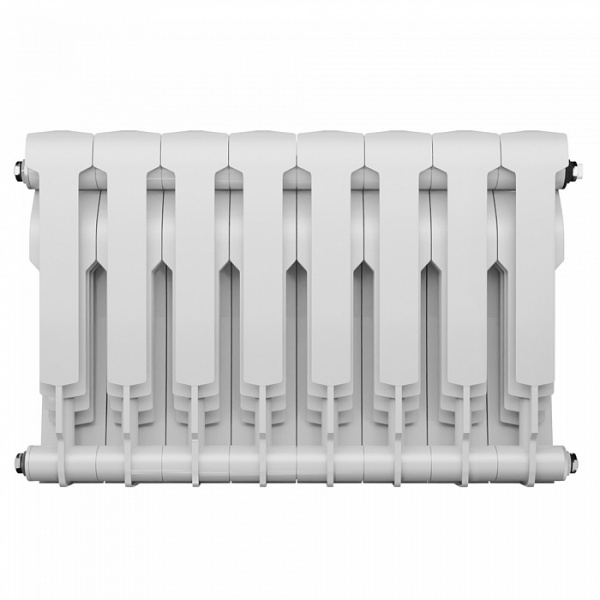 Радиатор биметаллический Royal Thermo BiLiner 350 /Bianco Traffico - 8 секций, белый, RTBBT35008