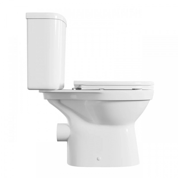 Унитаз-компакт Vitra Norm Fit, с крышкой дюропласт, микролифт, белый, 9844B099-7205