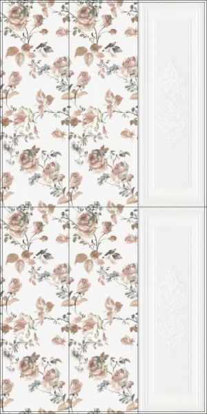 Плитка керамическая настенная Kerama Marazzi Монфорте белый мат 20x120, 31001R