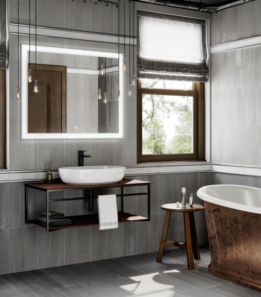 Декор Kerama Marazzi Милан Ломбардиа белый 25x40x8, HGD\A371\6397